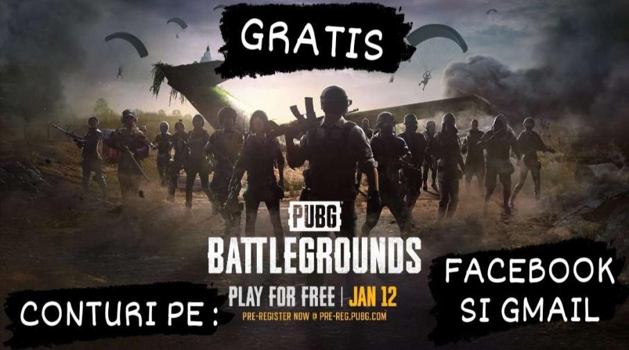 CONTURI DE PUBG – GRATIS !!